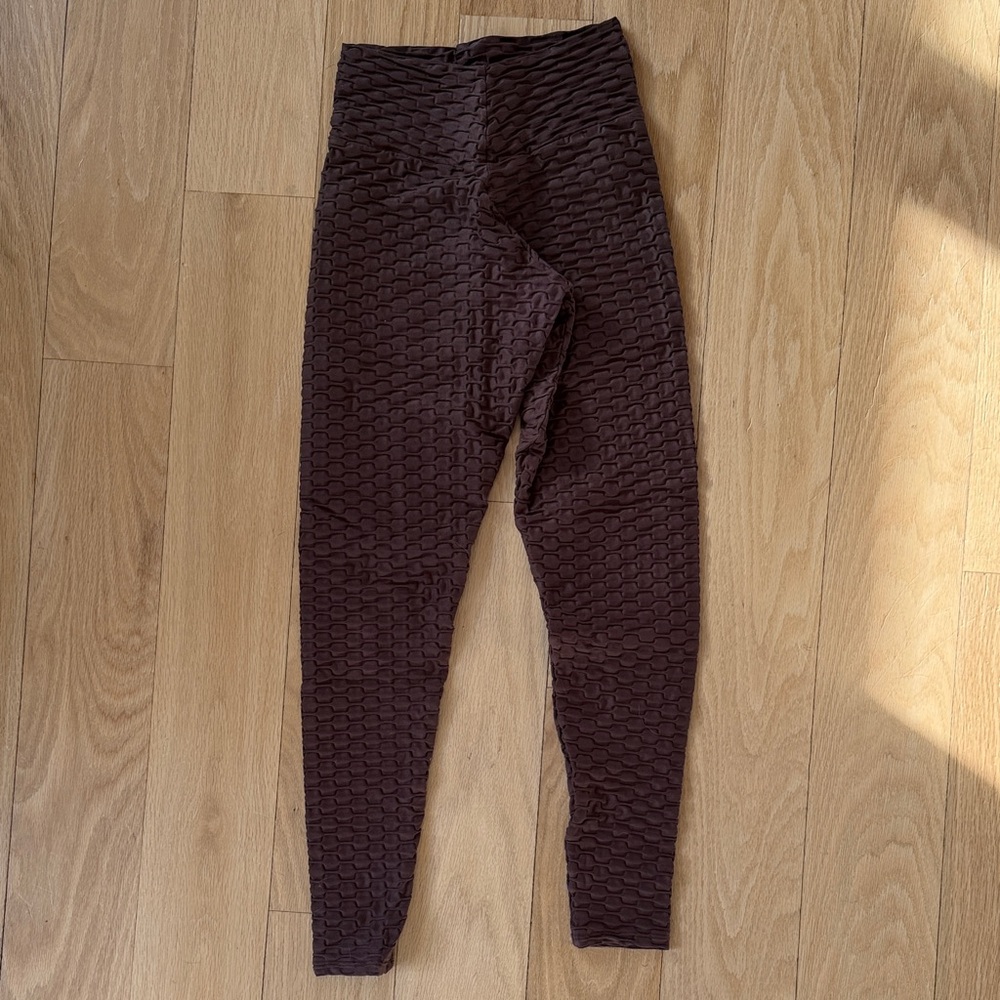 Booty by Brabants Chrome Brown Leggings and Bra Set - Picture 4 of 5